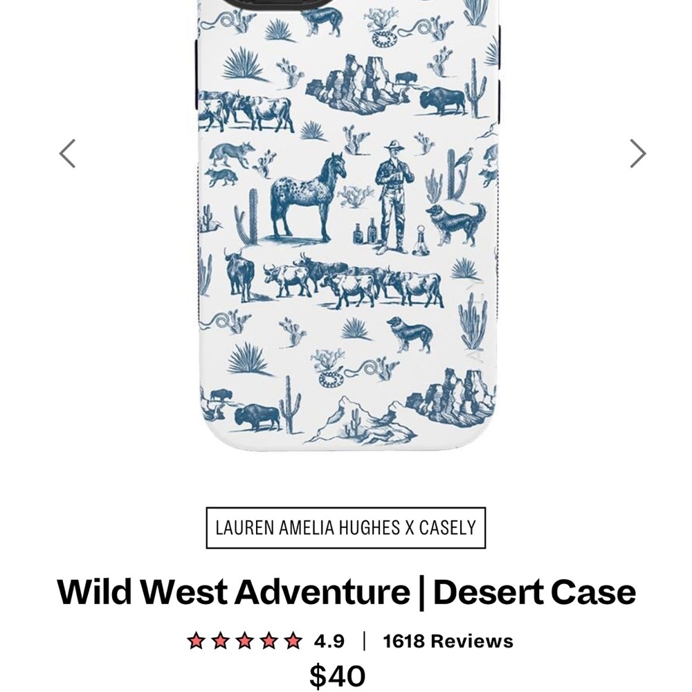 Casely “Wild West Adventure Desert” BOLD + MagSafe iPhone 14 Plus Phone Case